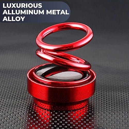 Miniatura 2 de Difusor de aromaterapia para automóvil, difusor de aromaterapia de energía solar de doble anillo, difusor de perfume, difusor de aromaterapia de