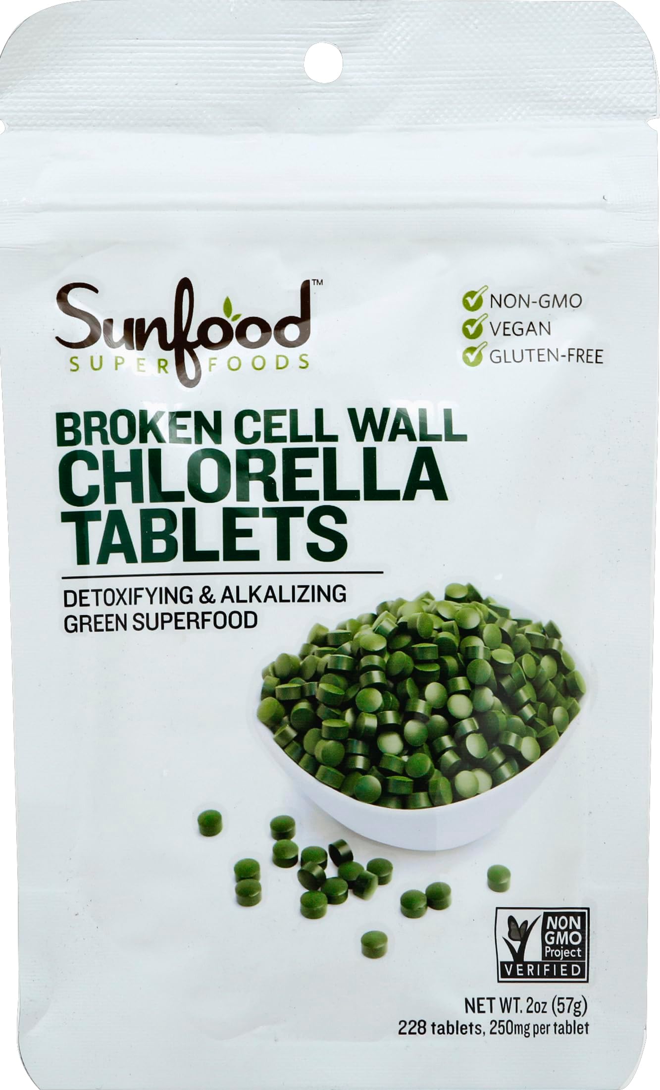 Chlorella Tablets, 2 Oz.