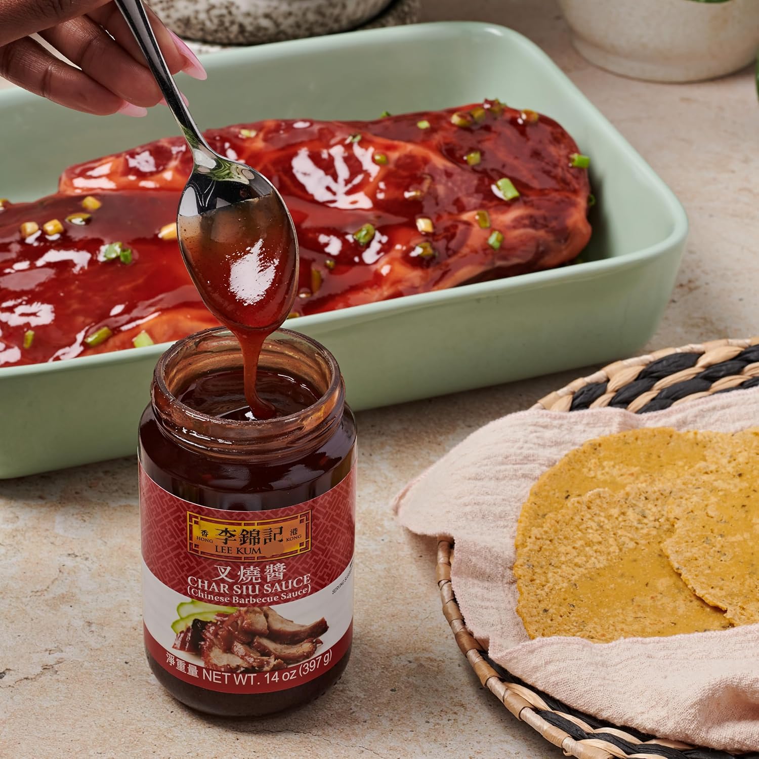 YIJIA | Salsa Char Siu 397g LKK - Salsa condimento delicioso y versátil