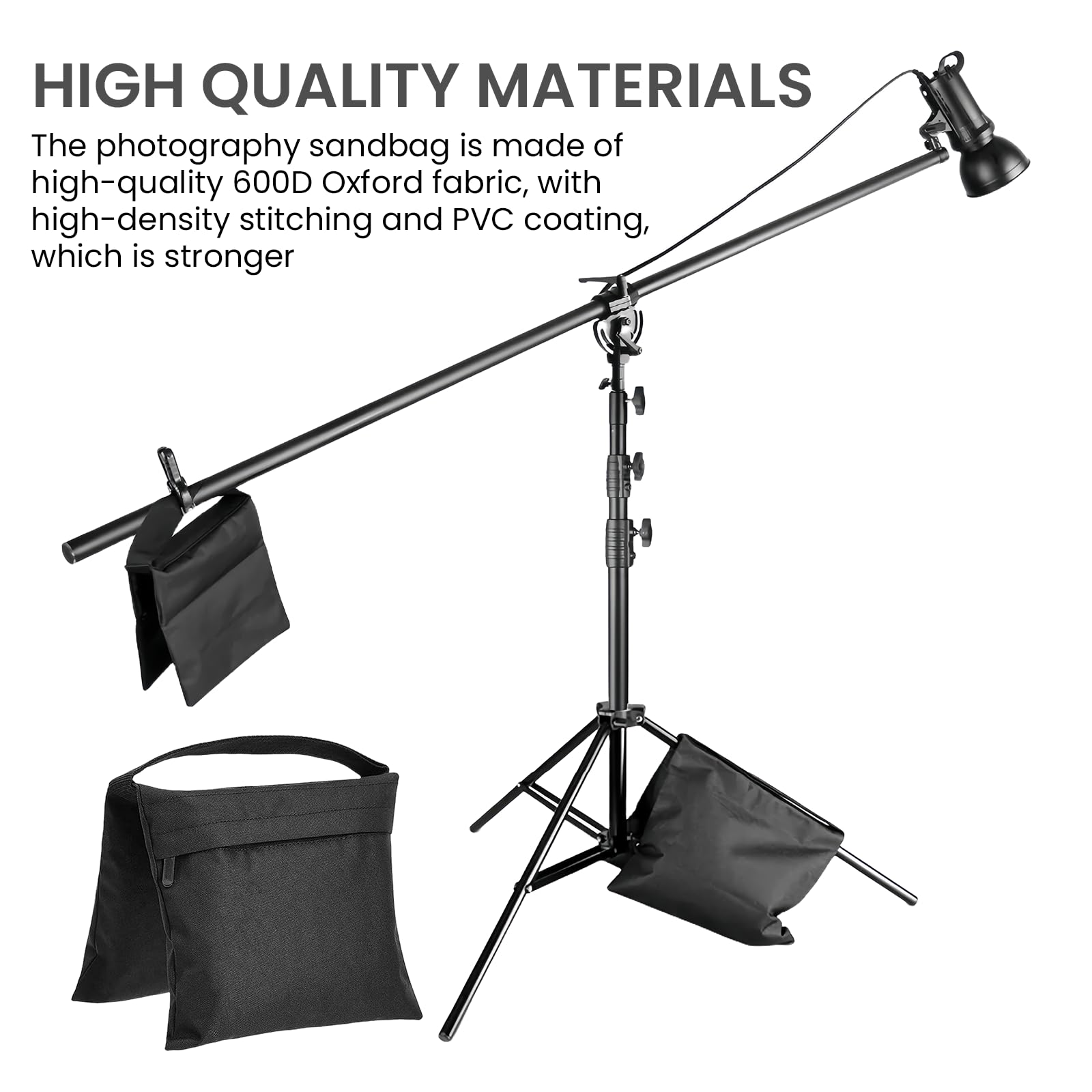 Sacos De Arena para Fotografía,4 Piezas Bolsas De Arena para Fotografía,Bolsa De Arena Vacía con Mosquetón,Bolsas De Peso Fotográficas para Fotografía,Pabellones,Trípodes,Carpas