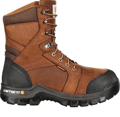 Miniatura 3 de Carhartt Botas de trabajo Ruggedflex para hombre, Marrón
