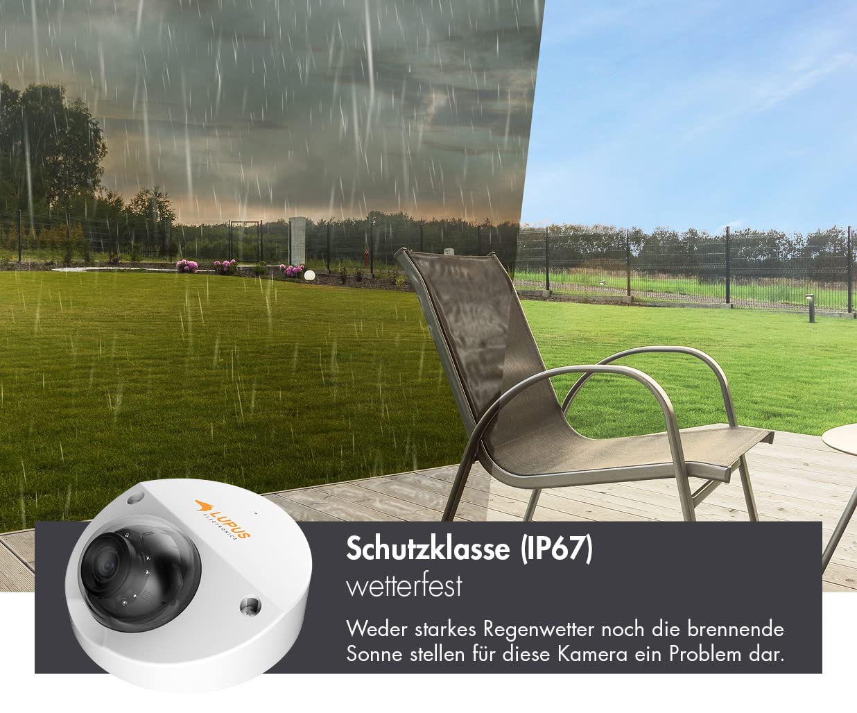 Lupus LE228 IP Dome Kamera mit PoE, Überwachungskamera aussen, SD Aufzeichnung, Deutscher Hersteller, Personenerkennung, 50m Nachtsicht, Metallgehäuse, inkl. PC/MAC-Software, Ver. 2021