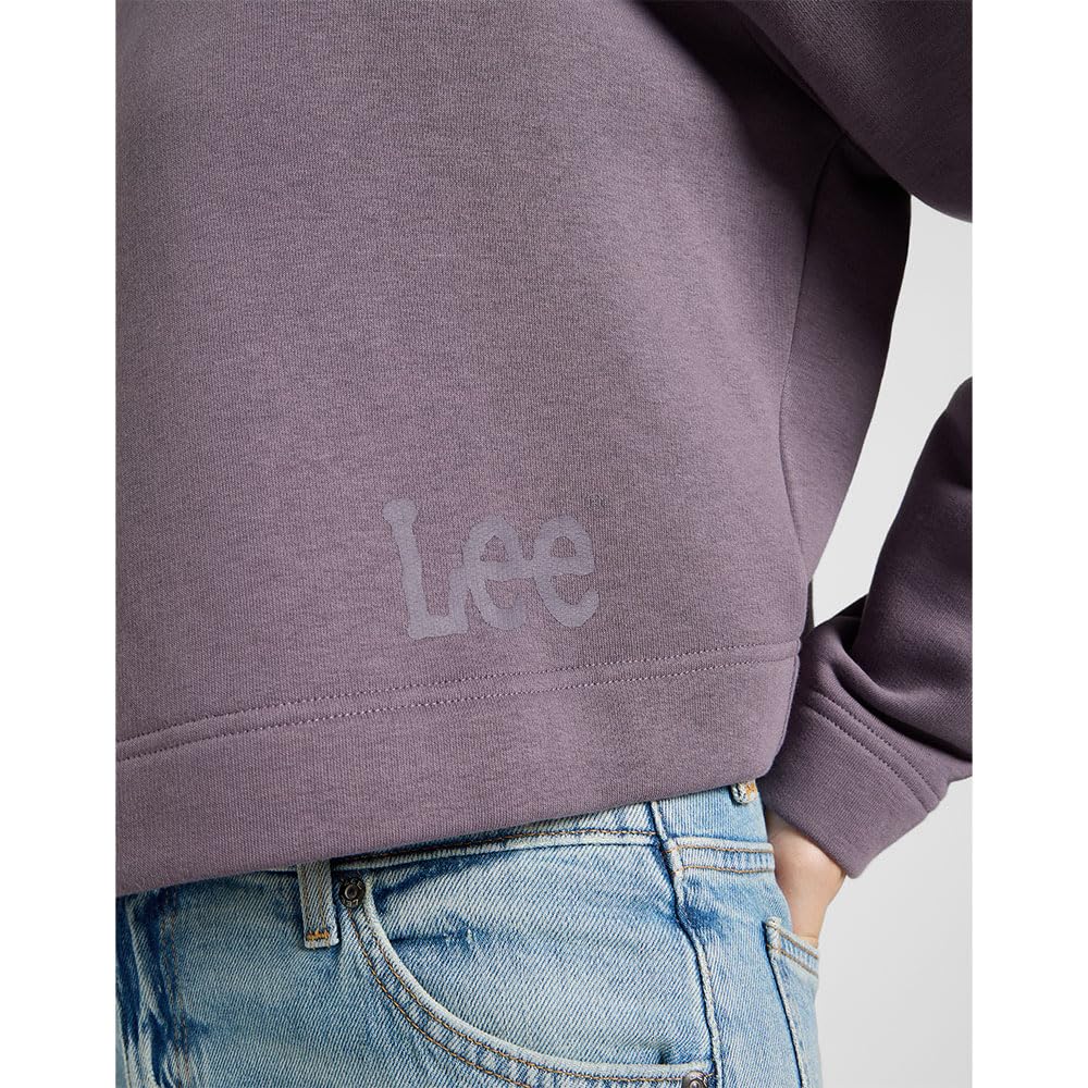 Lee Bluza z kapturem Kobiety Cropped Hoodie