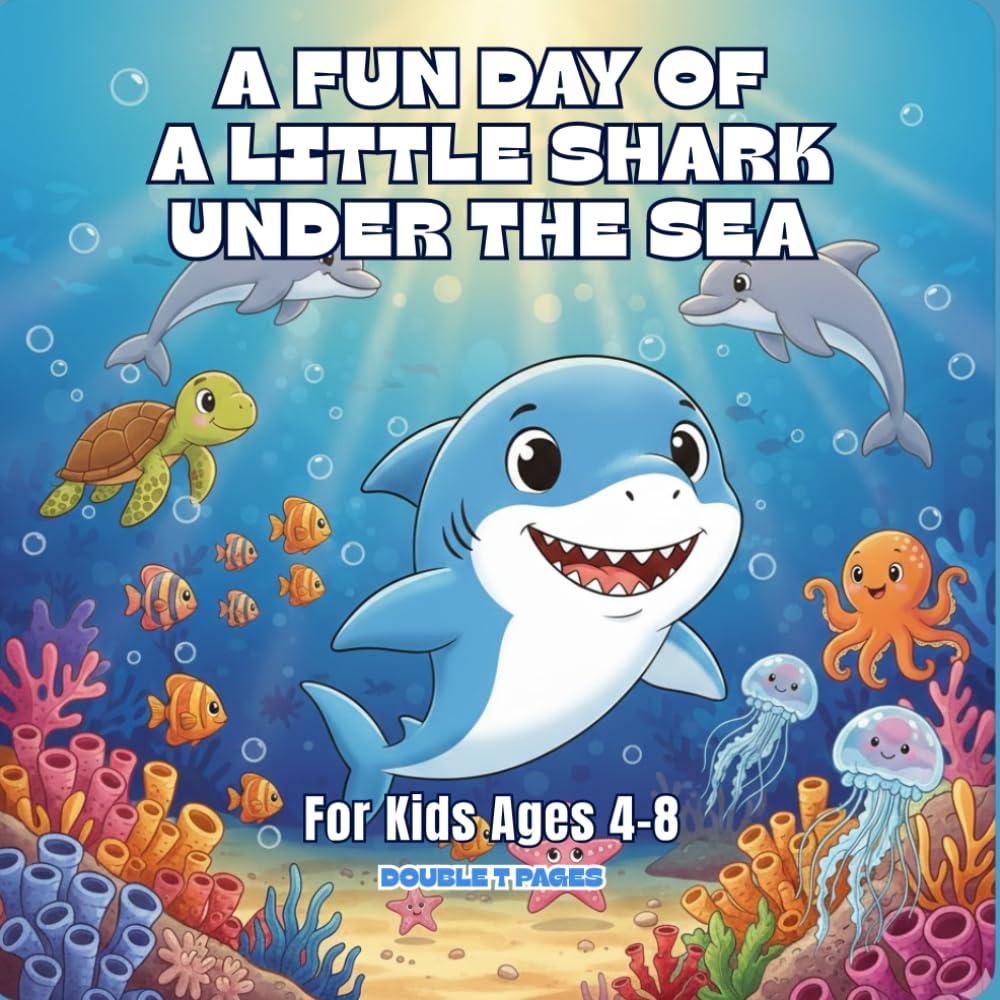 A Fun Day of a Little Shark Under the Sea: A Cute Ocean Adventure for Kids About Friendship, Curiosity, and Exploring the Sea