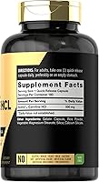 Vista 2 de Carlyle Acetyl L-Carnitine HCL Supplement 500mg Capsules 180 Count Advanced Athlete Formula Non-GMO & Gluten Free