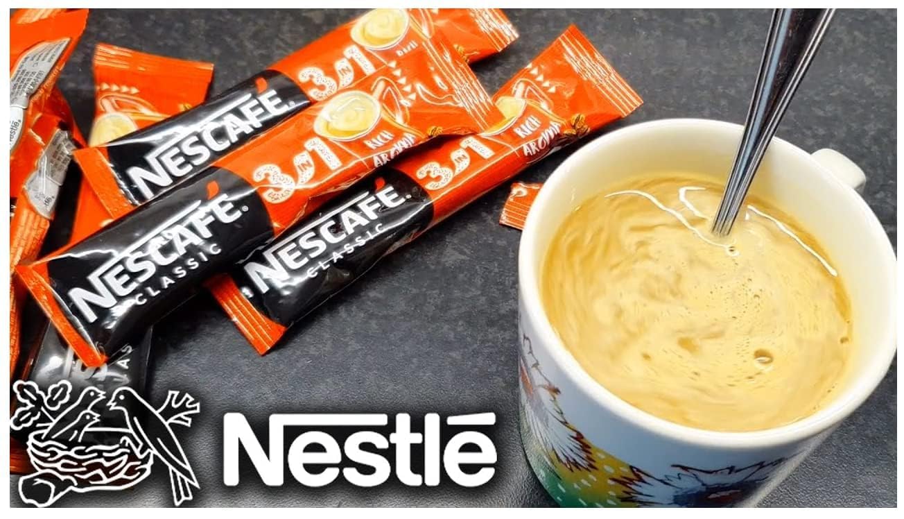 Nascafe 3 in 1 Original Soluble Ground Coffee Beverage, 30 Sachets Bag - Pack Of 2 3