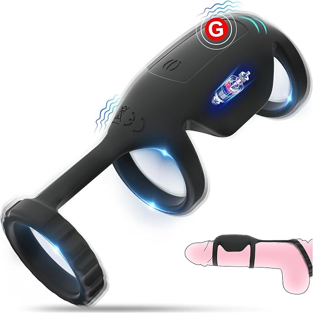 Vibrating Cock Ring Male Sex Toys Vibrator Adult Toys, Sex Toy Penis Ring Sleeve with 10 Vibrations & 3 Elastic Cock Ring Vibrators, Sex Toys4mens UK G Spot Sex Machine Sex Toys4couples Men & Women