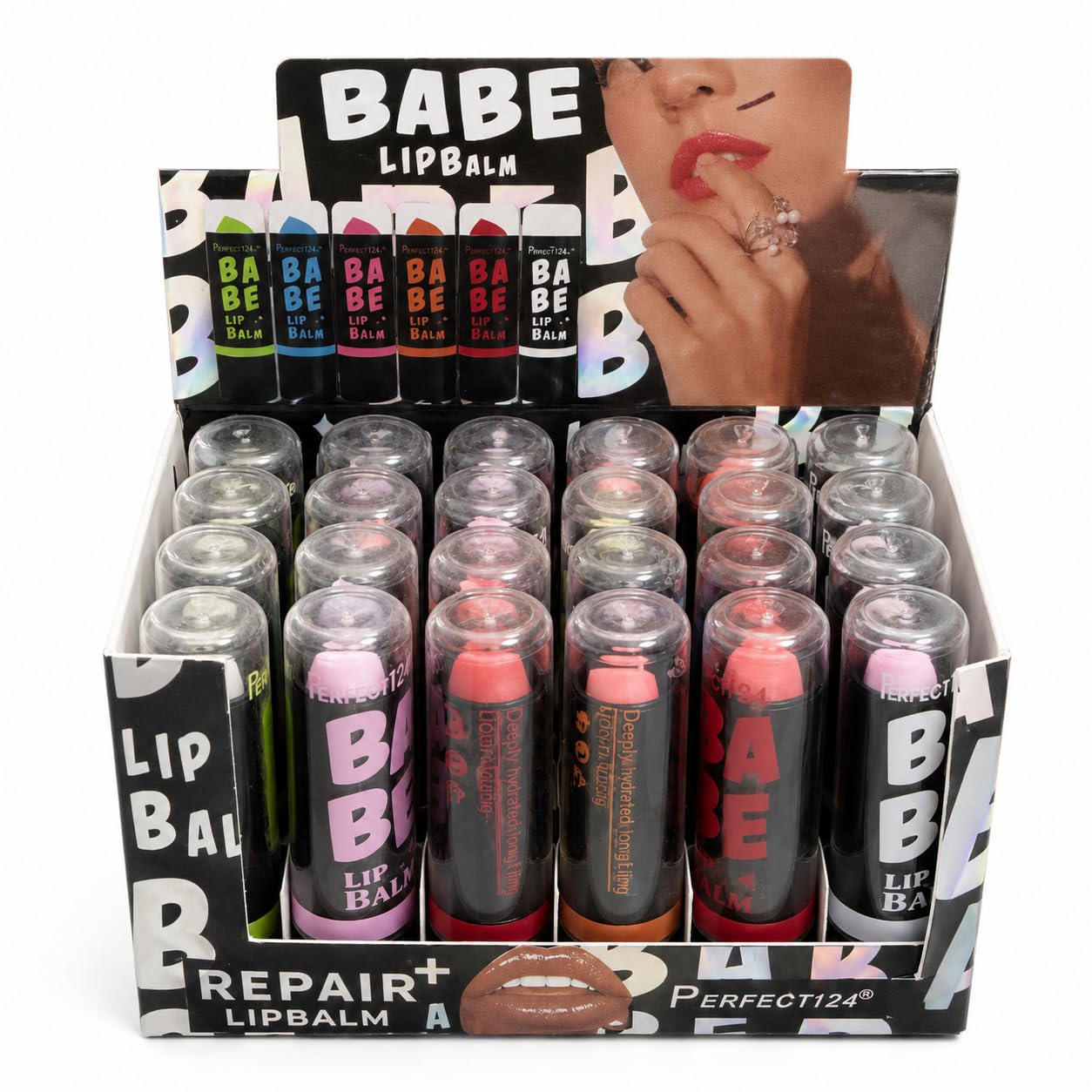 BABE Lip Balm Random Flavor 1 Piece, Moisturizing Lip Balm for Women & Girls, Hydrating Lip Care Stick for Soft & Smooth Lips, Daily Lip Moisturizer with Random Color & Flavor-picture-38