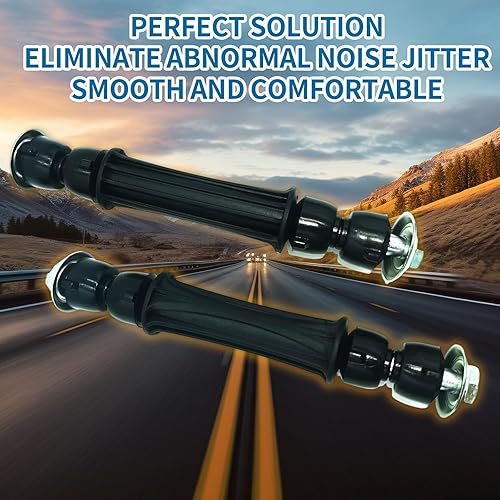 Miniatura 9 de Barra estabilizadora trasera Enlace final 2 piezas izquierda y derecha  Reemplazo para Buick Rainier Chevrolet Ssr Trailblazer Gmc Envoy Isuzu