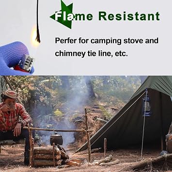 9KM DWLIFE 100% Kevlar Braided Line,Multipurpose Braided Cord Utility Rope Kite line/Camping Cordage/Fishing Tackle Assist/Model Rocket Heat and Cut Resistant