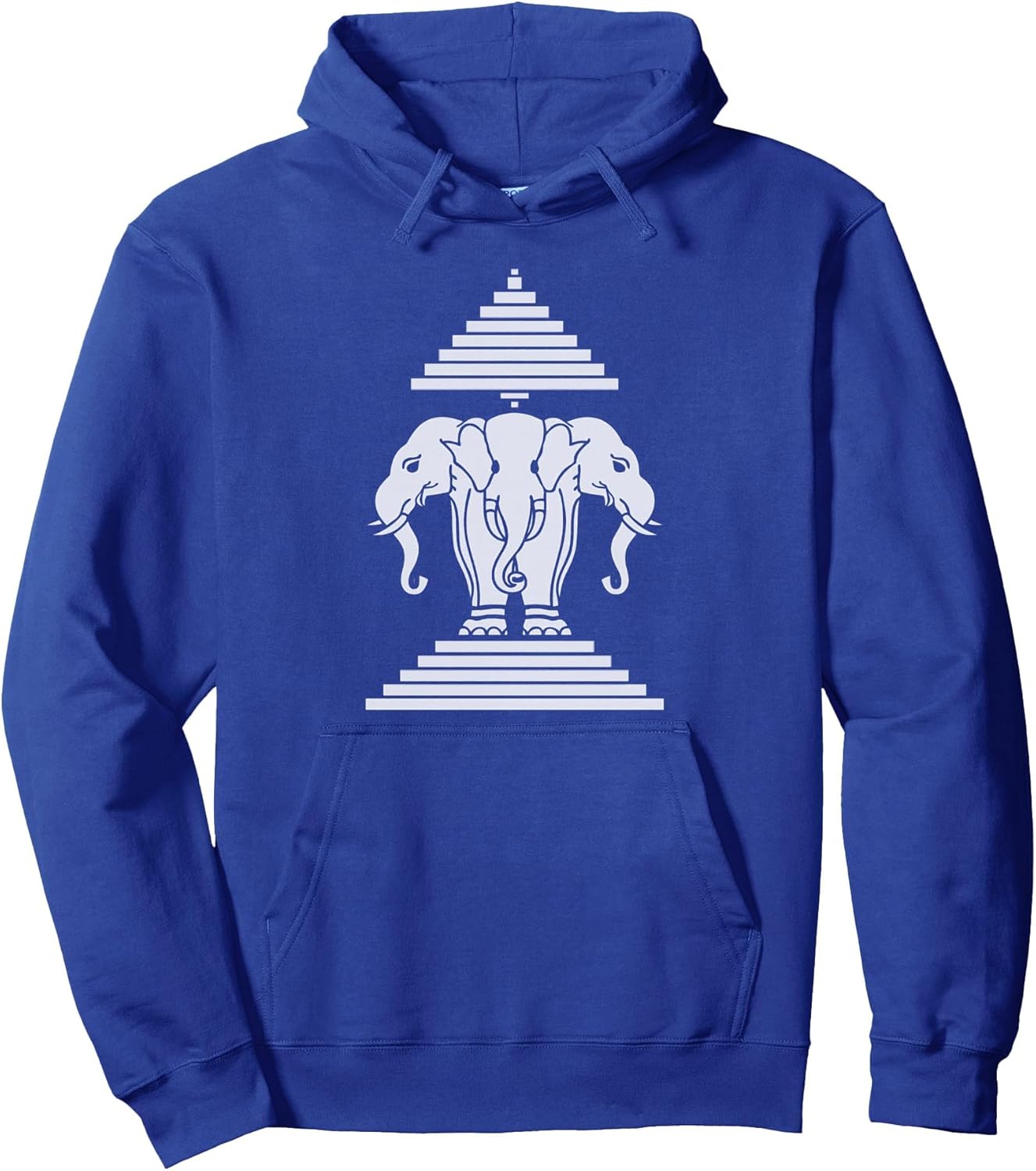 Laos 3 Headed Elephant Erawan Lao Hoodie Pullover Hoodie