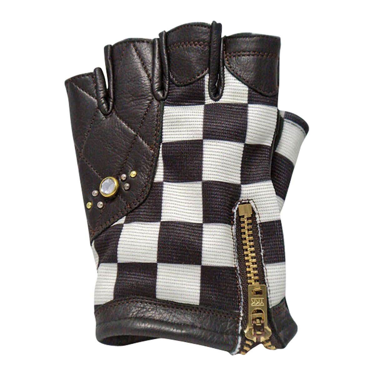 VIN&AGE TYPE VG15S-A グローブ アイボリー/ブラック XL Amazon.co.jp: Vin&Age GLOVES TYPE VG15S-A IVORY/BLACK (CRYSTAL) XL