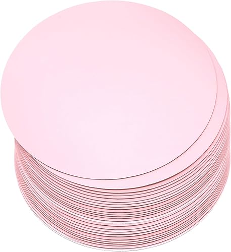 qiqee Tableros redondos para tartas de 12 pulgadas, paquete de 40 unidades, base redonda, de cartón de grado alimenticio (más delgado pero más
