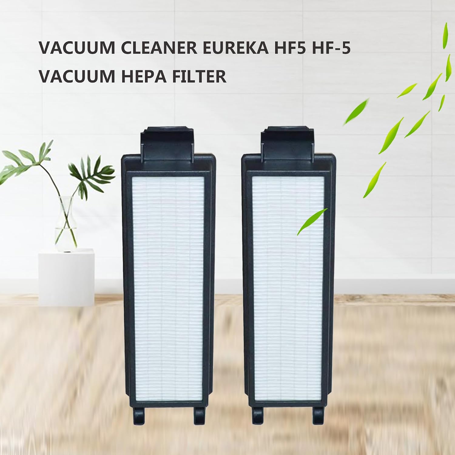 EZ SPARES Eureka HF5 HF-5 HEPA Filter, 61830 61830A 61840, 2 Pack image 2