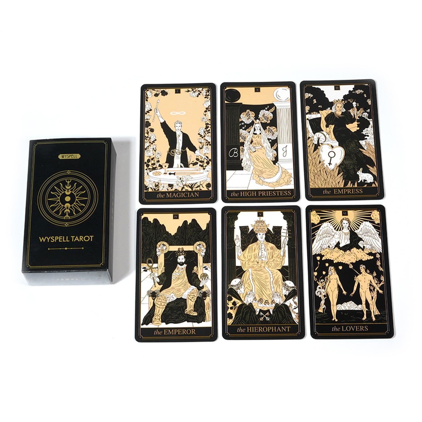 Baraja De Tarot De 78 Cartas Con Ilustraciones Detalladas, Para Principiantes Y Lectores Expertos