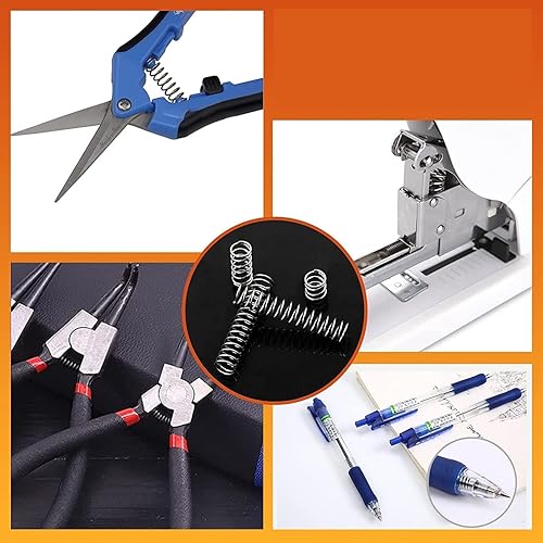 Miniatura 11 de Bettomshin 20 muelles comprimidos, 0.01 pulgadas de diámetro de alambre x 0.12 pulgadas de diámetro x 0.59 pulgadas de longitud libre, construcción