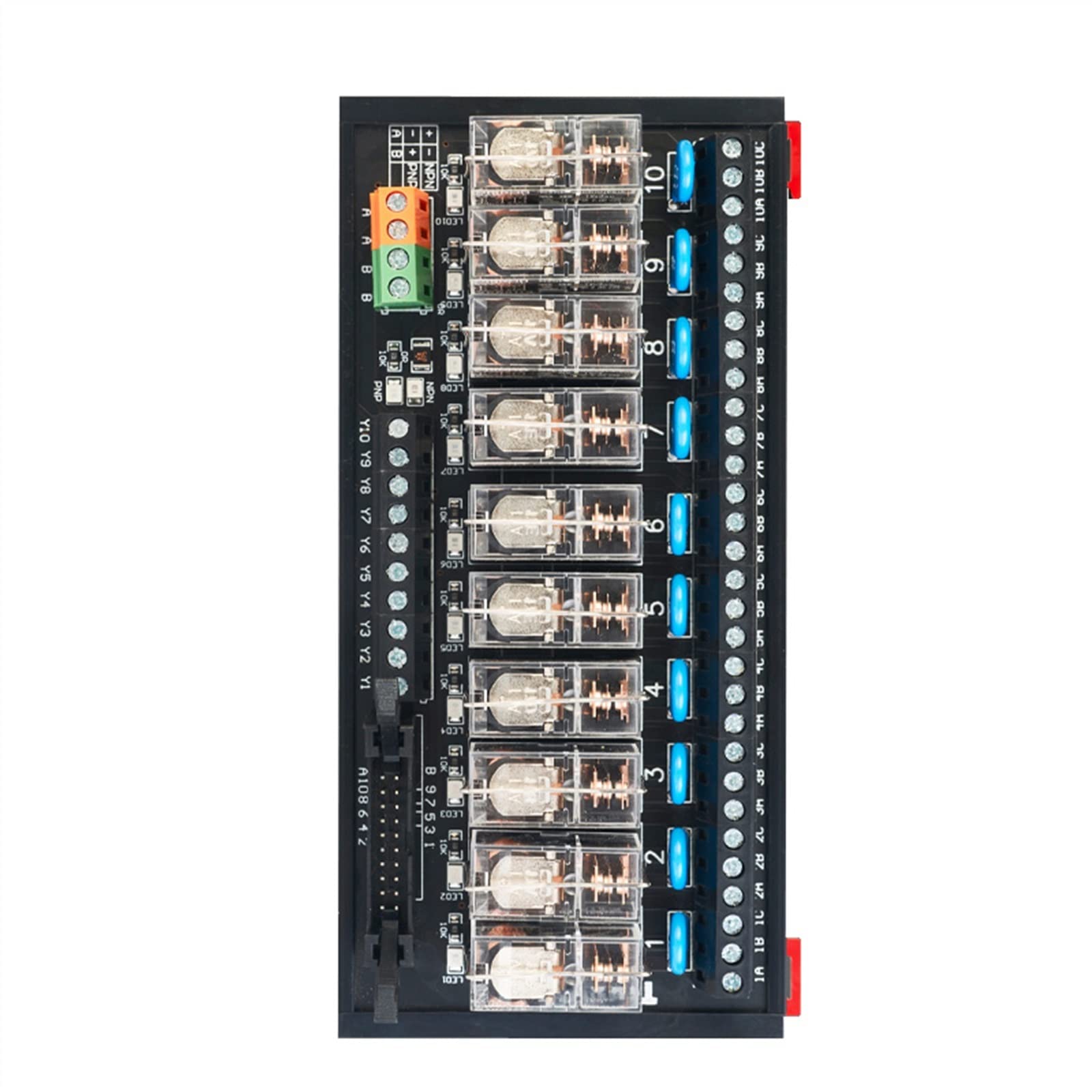 4/8/10/12/16-drożny przekaźnik płytka sterująca 12 V 24 PLC moduł przekaźnika pośredniego 220 NPN/PNP uniwersalny 1 sztuka (24 vdc, TK0422 2NO2NC)