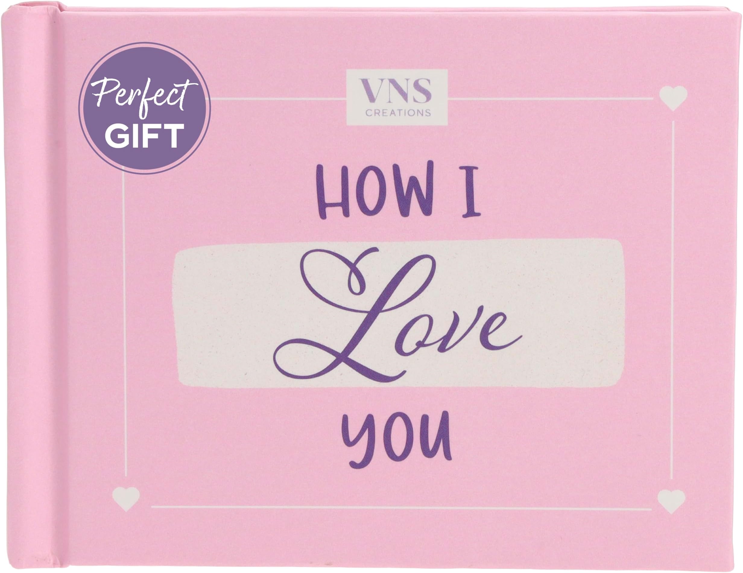 How I Love You Fill-in-the-Blank Book - Personalized Gifts for Friends, Girlfriends, Mothers, Sisters - Cute Stuff for Girls - Appreciation, Birthday Gifts for Best Friend Woman and Mom