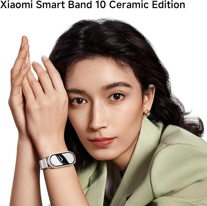 Xiaomi Smart Band 10-1.72 AMOLED Ekran, 1500 Nits, Uyku ve Nabız Monitörü, 5ATM Su Geçirmez, 21 Gün Pil Ömrü, 60 Hz Yenileme Frekansı, 150+ Mod