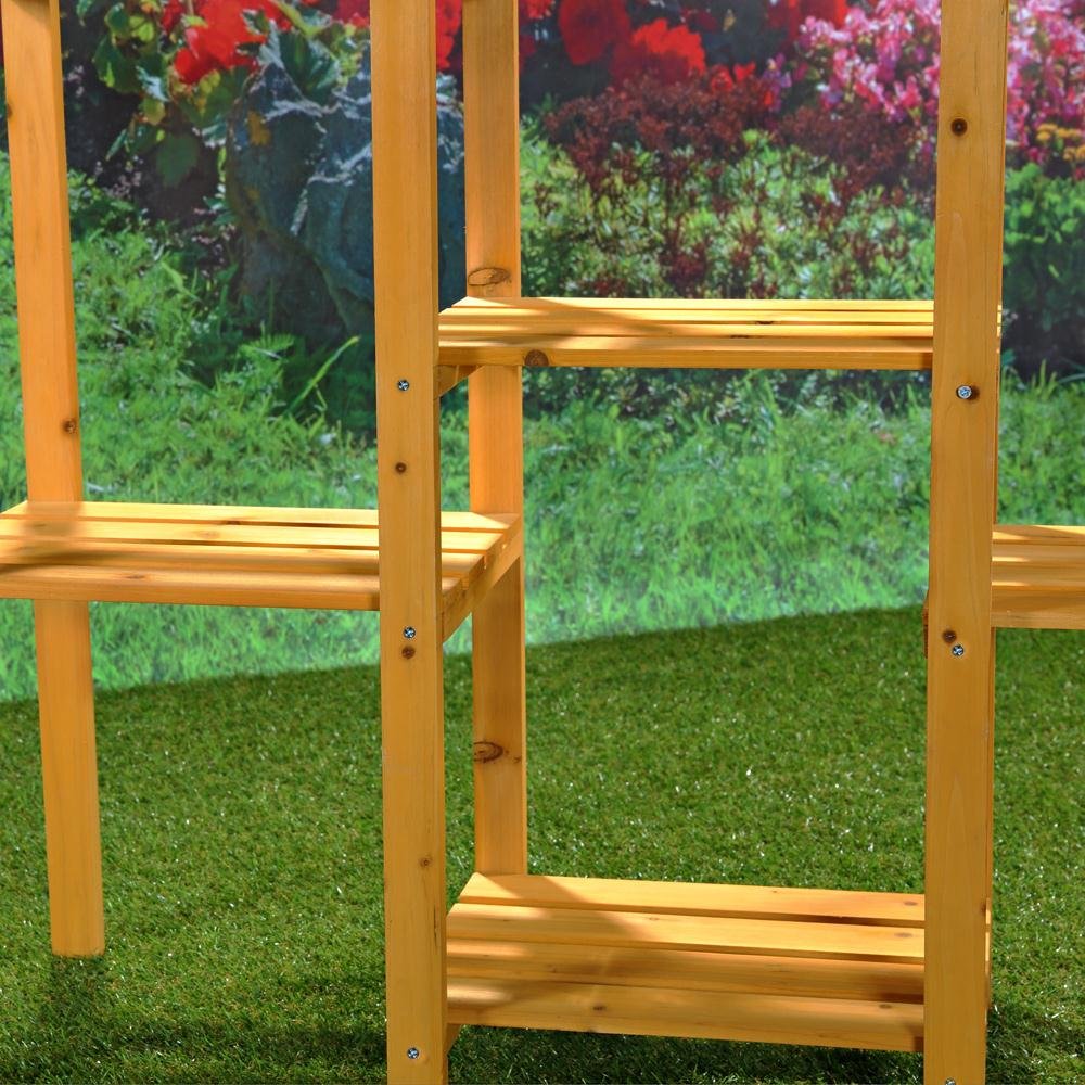 Fleurs escalier/jardinière Plante avec 7 étages 97 cm × 31 cm × 87 cm (L x l x h)