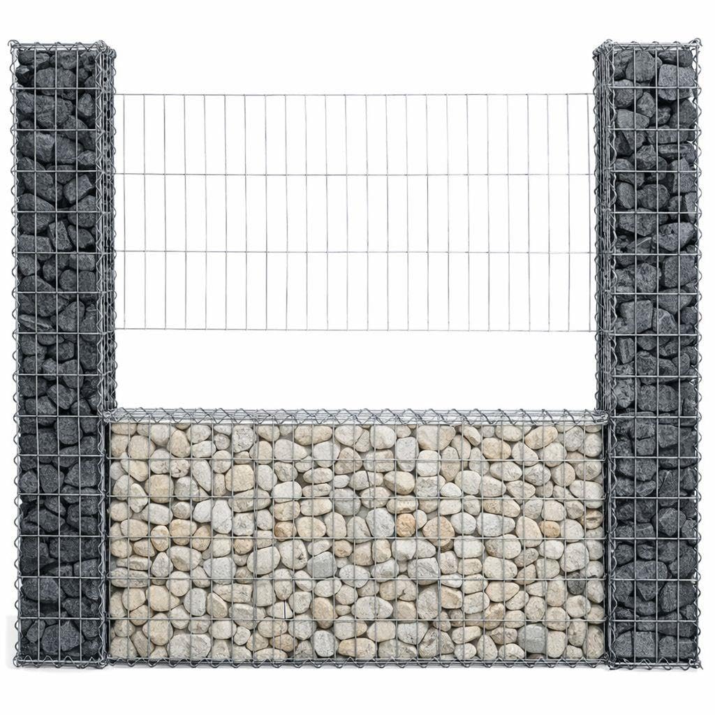 ESTEXO Gabionenwand Gabione Spiral-Steingabione 160x20x150 cm