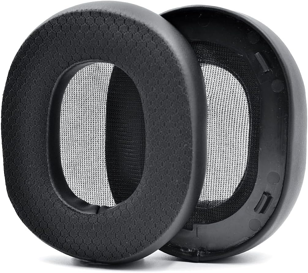 V-MOTA Earpads Compatible with Plantronics RIG 500PRO / Rig 500 pro Esports Edition Gaming Headset - Special Edition - PlayStation 4 (PS4/PC) Titanium,Replacement Cushions Repair Parts (Black)