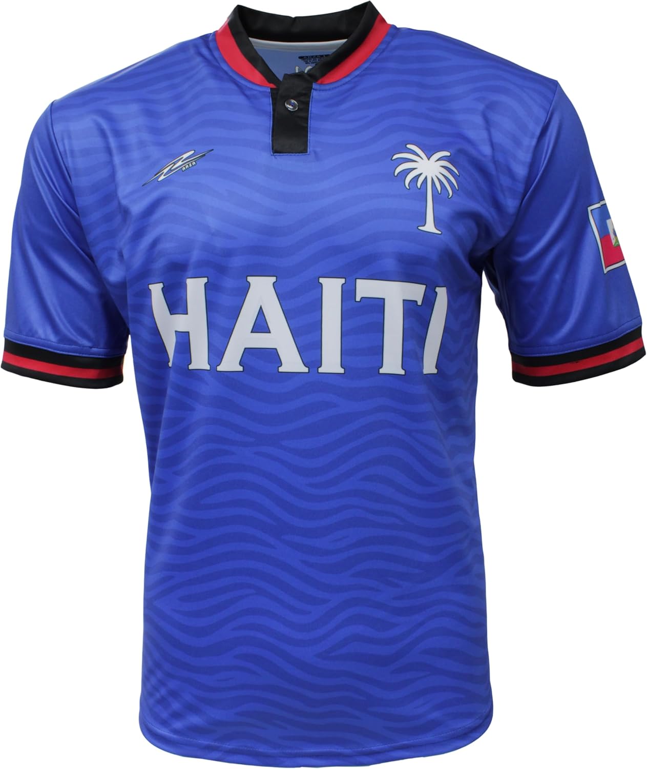 Haiti Soccer Jersey for Men – Haiti National Team Style Shirt, Lightweight Breathable Fan Kit,Football Jersey