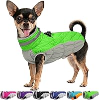 Vista 13 de Chaqueta de invierno para perro, acogedora y reflectante, impermeable, resistente al viento, cálida prenda para mascotas, cómoda ropa de forro polar