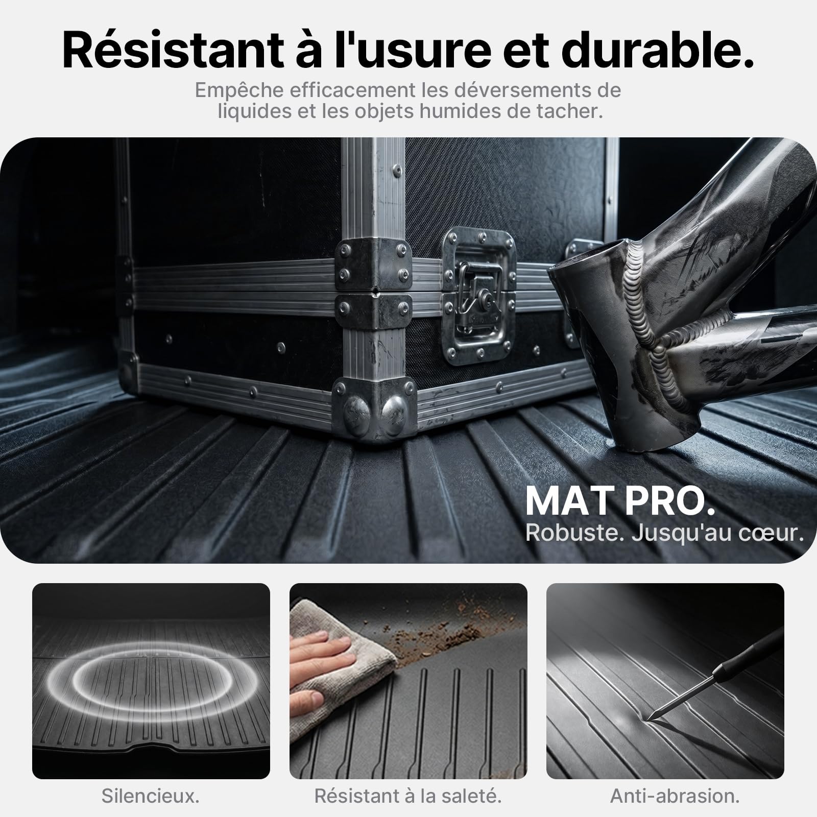 Tapis de Coffre for Tesla Model Y 2020-2026 Juniper | Sur Mesure TPE Toutes Saisons Antidérapant Standard Premium Performance
