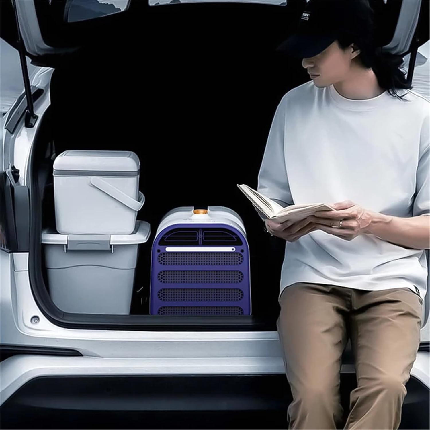 5200BTU Camping Air Conditioners, Tent Air Conditioner with Remote Control and Ambience Light, 4 Adaptable Modes, Portable ac for Truck Bedroom Outdoor Tents Travel Summer