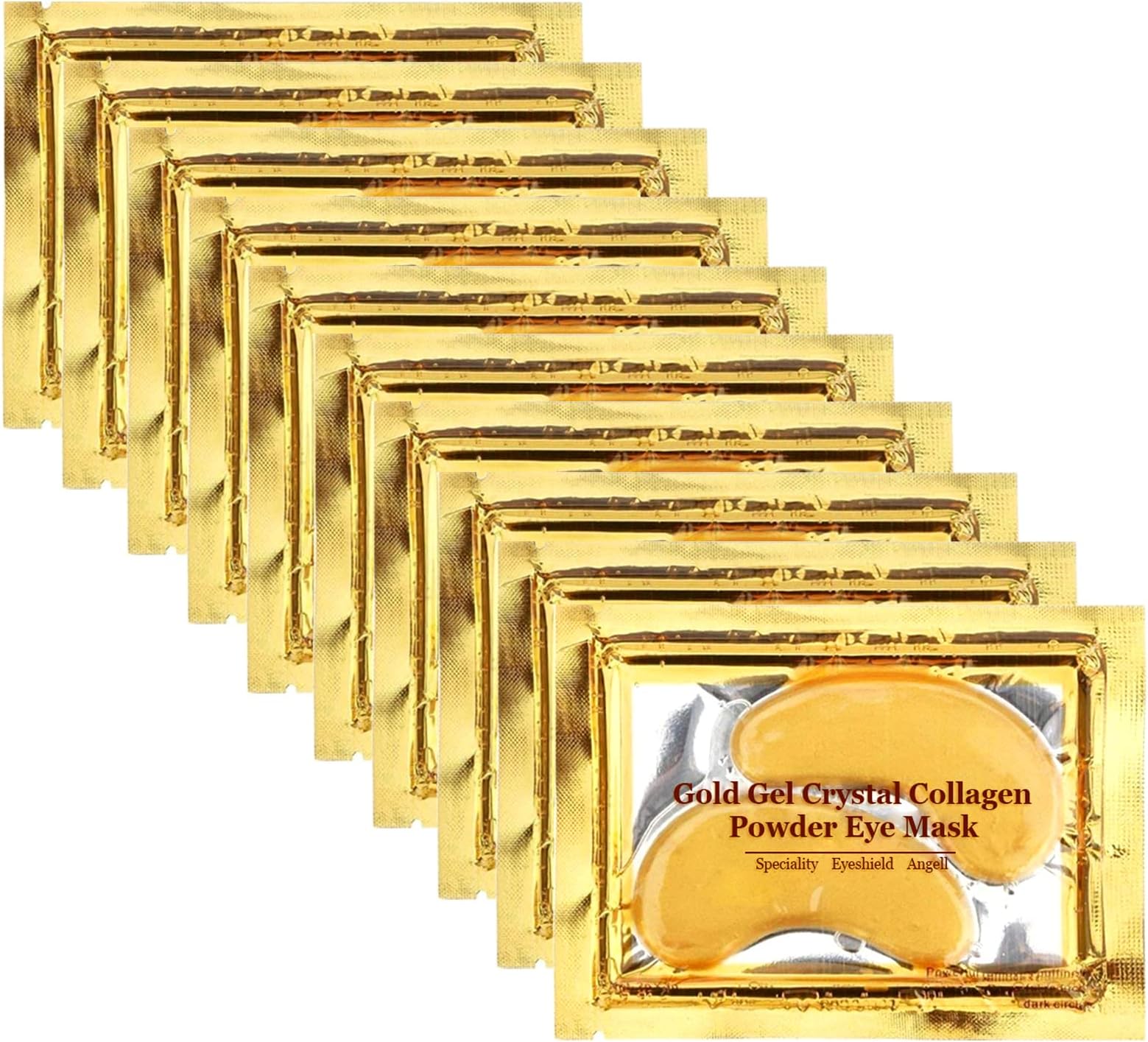 Adofect 30 Pairs Under Eye Patches -Reduce Eye Bags -24K Gold Eye Mask Collagen Under Eye Gel Pads for Puffiness and Dark Circle, Wrinkle, Revitalize and Refresh Your Skin