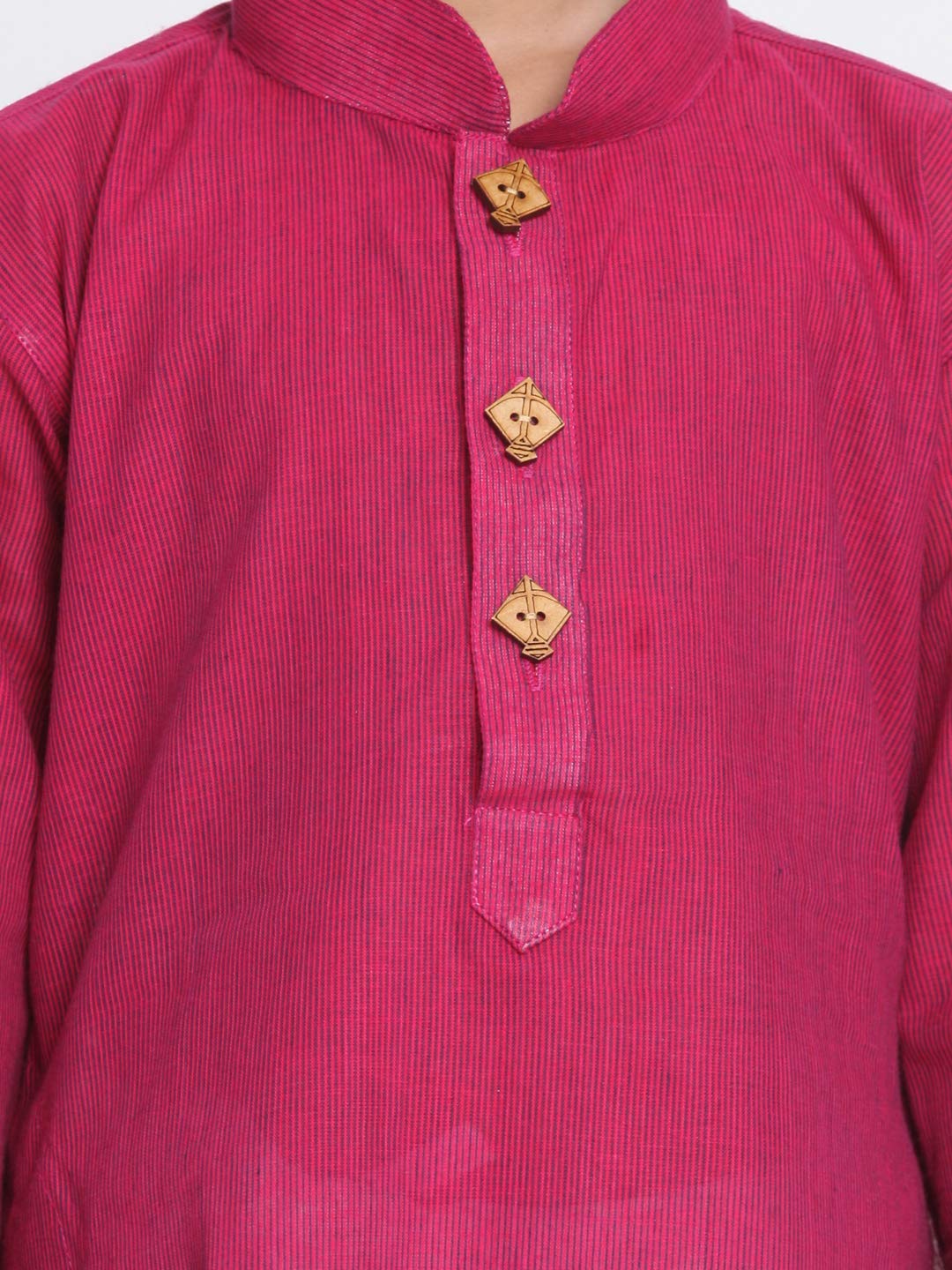 Jbn Creation Boys Pure Cotton Purple And White Kurta Pyjama Set - Ethnic Elegance For Festivals | Comfortable Traditional Pure South Handloom Cotton Kurta Pyjama For Kids_Jbnbk070Punpwh_30L