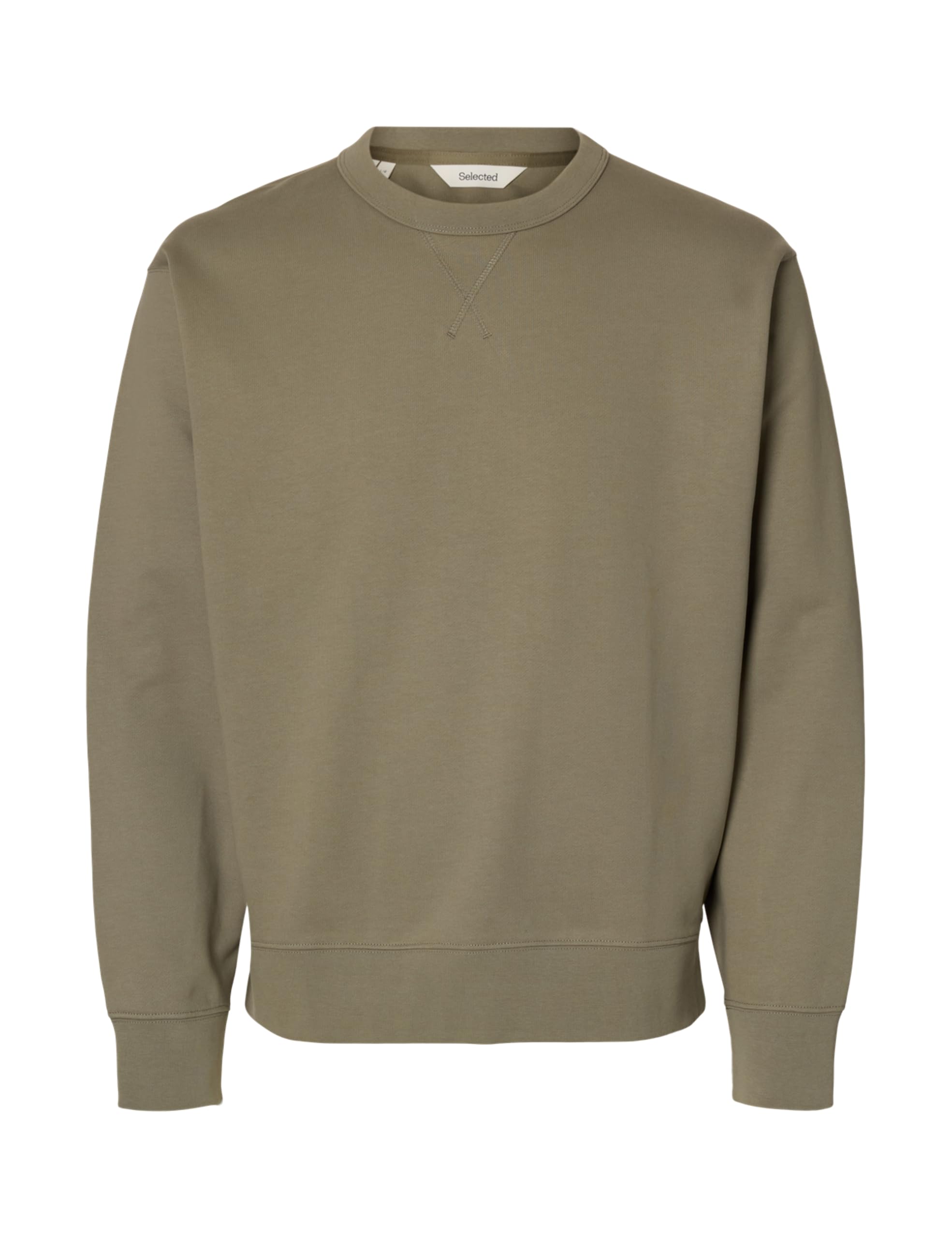 Slhrelaxluke LS Sweat Crew Neck para Hombre