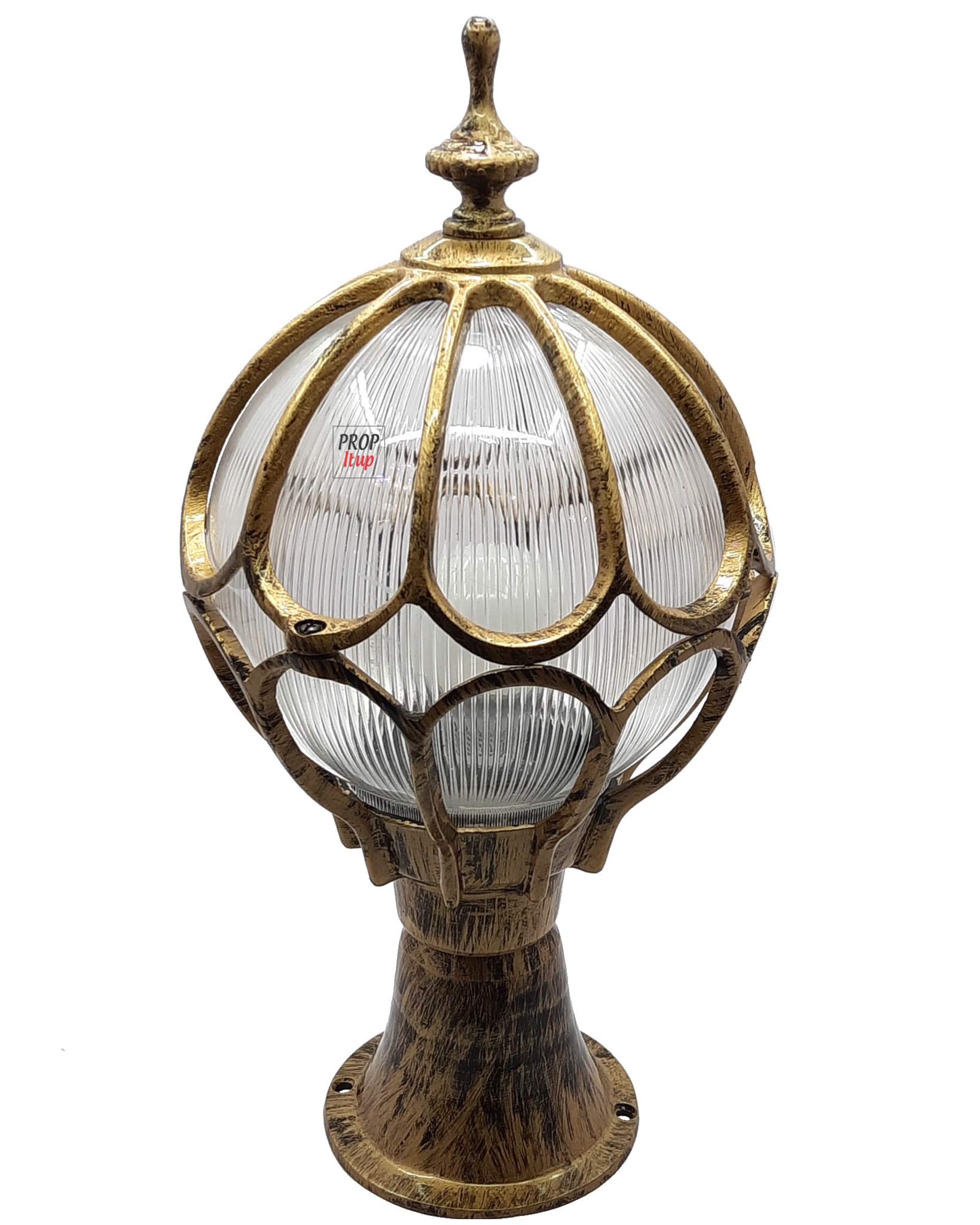 Prop It Up 15Watts Cast Aluminium round Unbreakable Acrylic Exterior Waterproof lamp Garden Lights (antique clear, 2) (B08V4NNVH6) Amazon Price History, Amazon Price Tracker