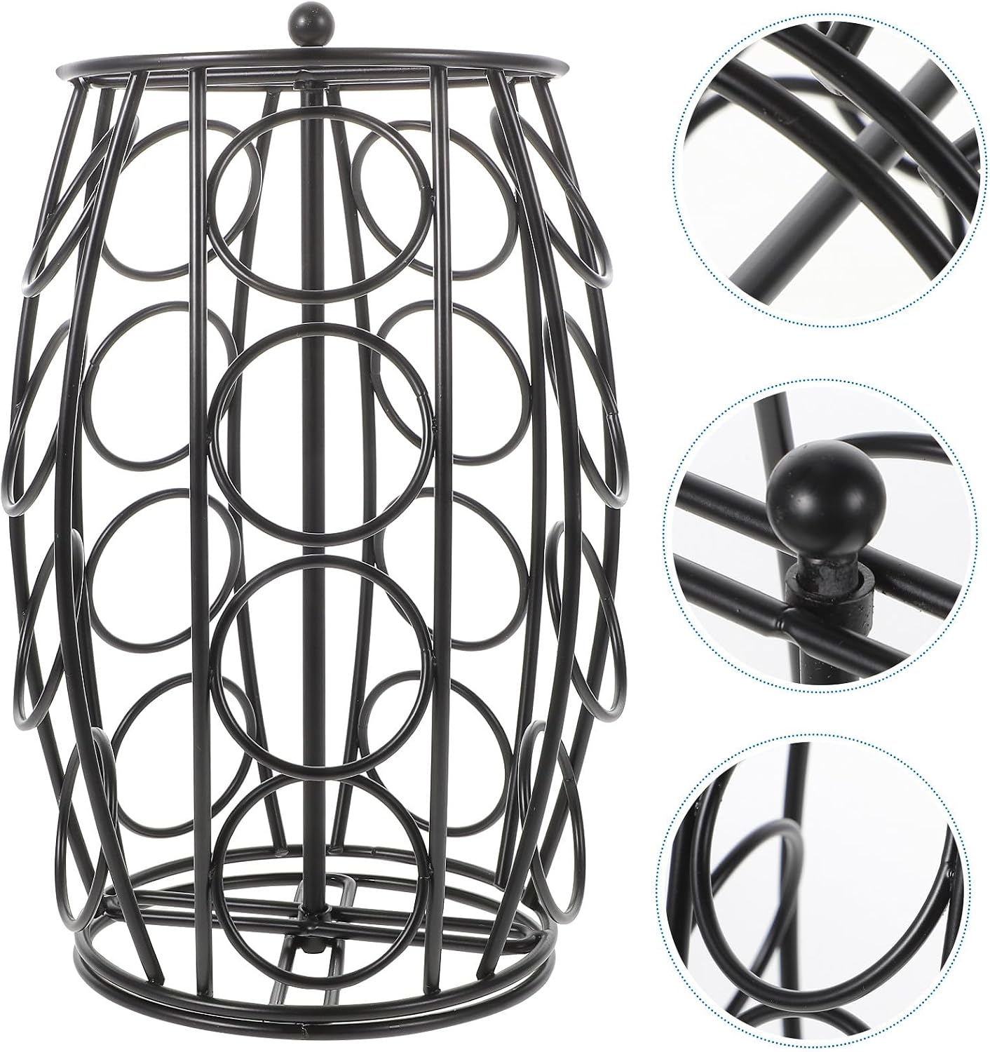Ciieeo Coffee Capsule Holder Coffee Pod Organizer Iron Storage Rack for Kitchen Countertop