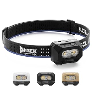 WUBEN Lanterna de Cabeça Led H4 Recarregável, 800 Lúmens, IP68