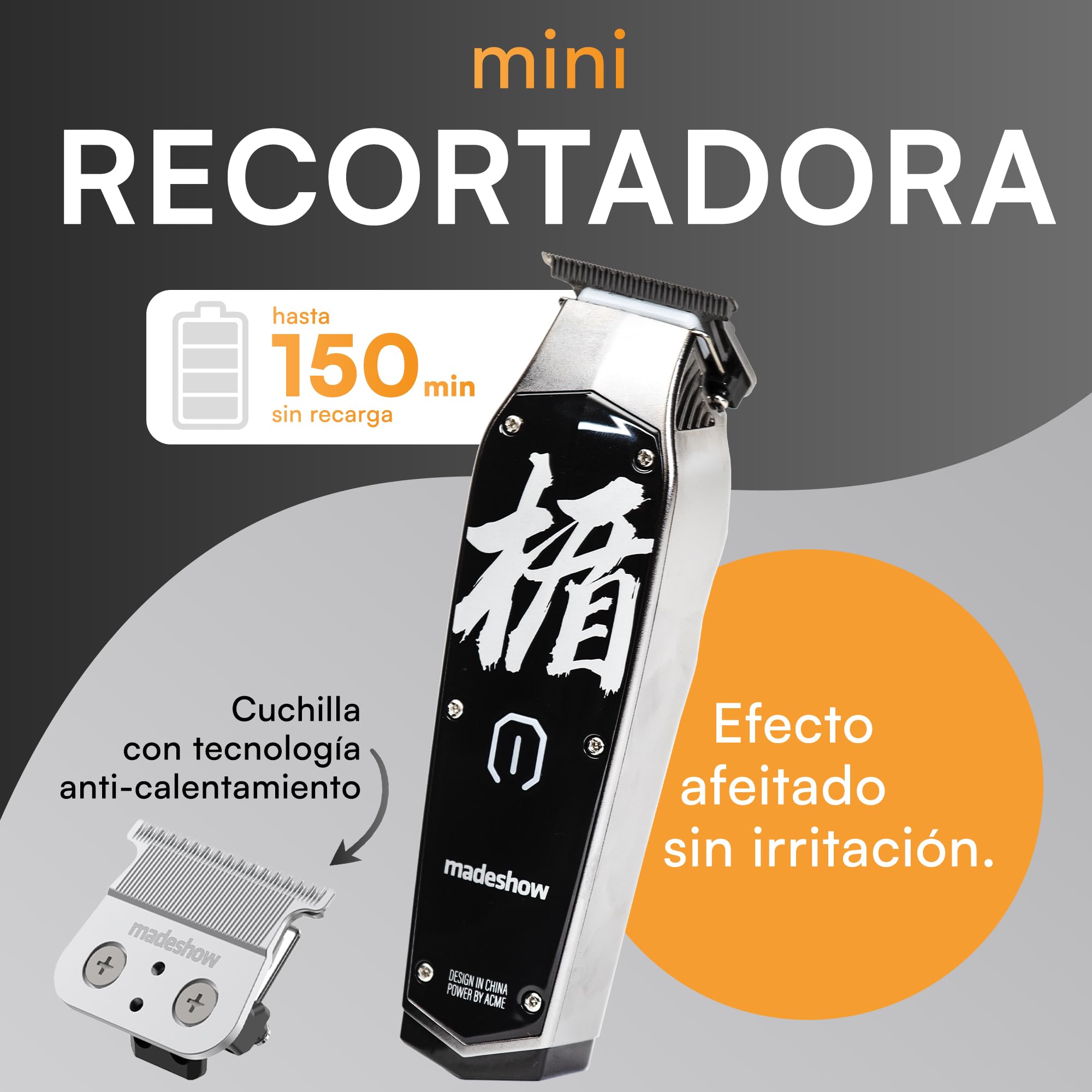 Madeshow M11 Recortadora Profesional de Barba y Cabello – Trimmer