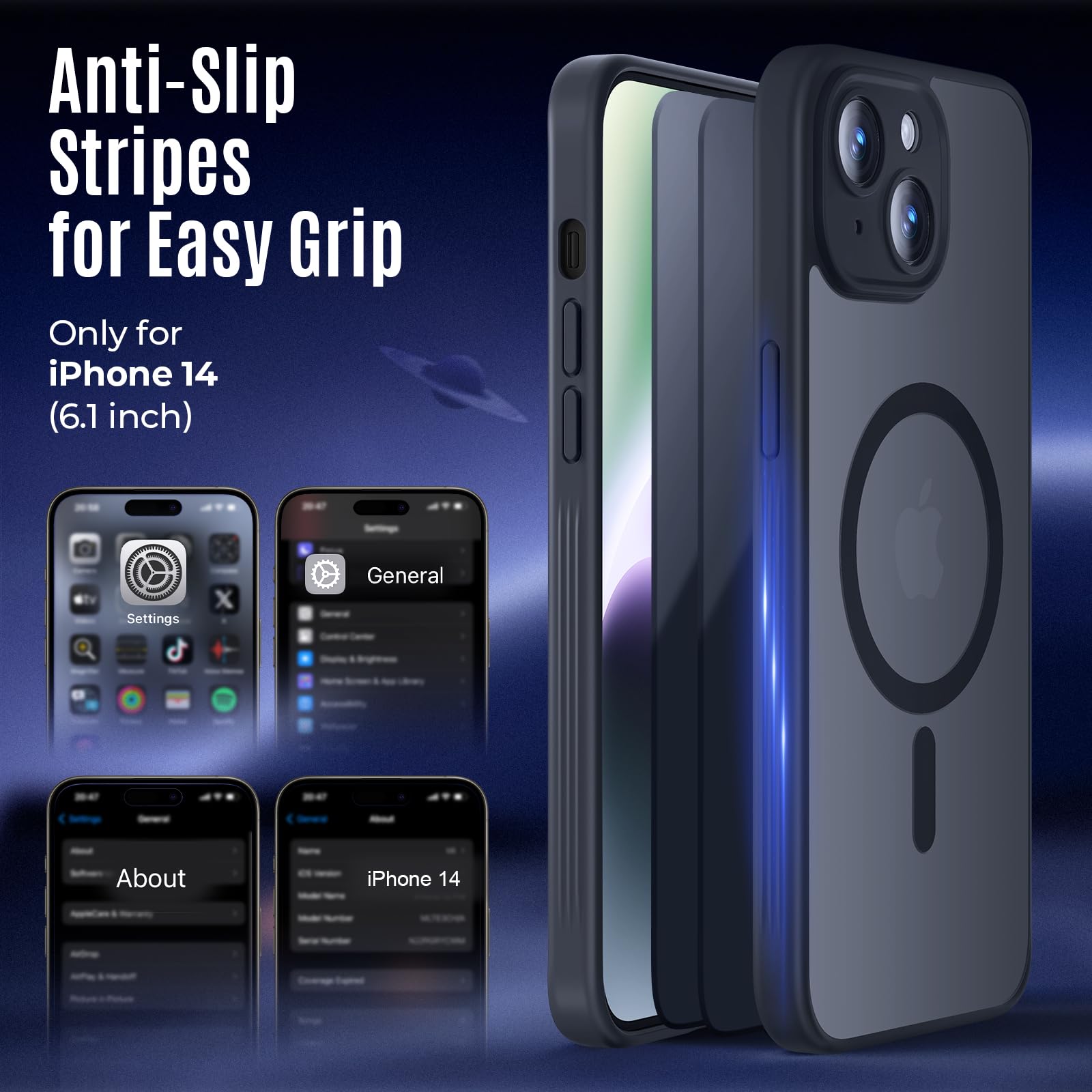 Amazon.com: Symcele Designed for iPhone 14 Case, Compatible with