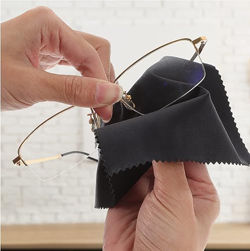 Miniatura 3 de 100 unids Paño de gafas Paños de limpieza de gafas Paño de limpieza de gafas Paño de limpieza de vidrio de ojos Paño de limpieza de lentes Paño de