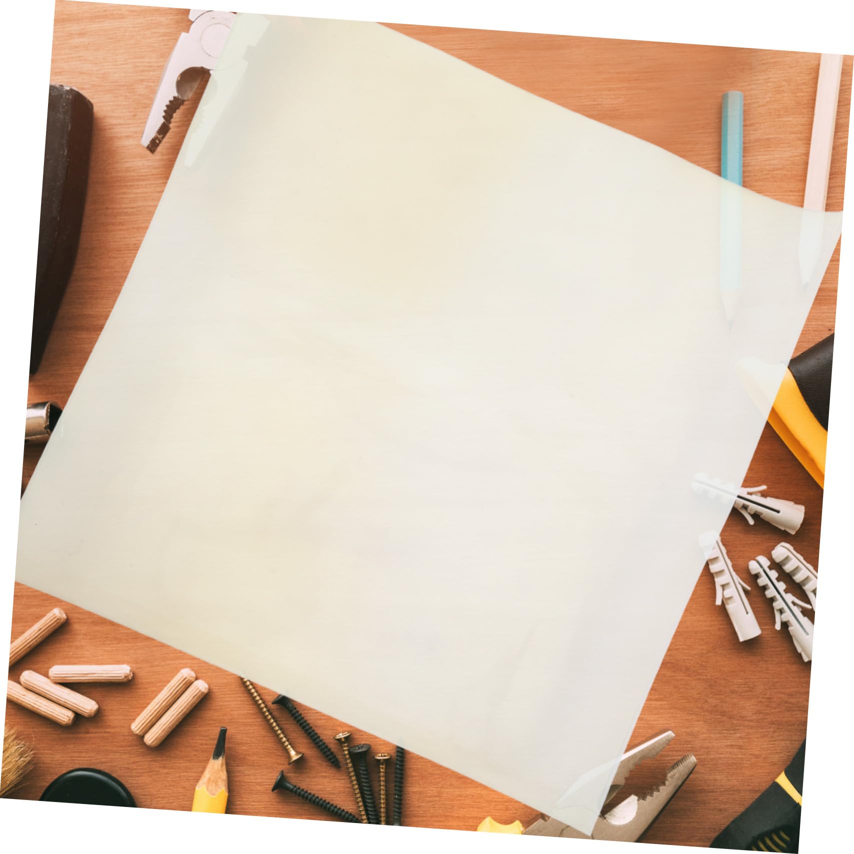 CHILDWEET High Temp Resistant Silicone Pad Gasket Material DIY Bumpers Sealing Covers for Lids Countertop Table Mats