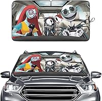 Vista 28 de GENANY Divertido parasol para parabrisas para sedán, SUV, camión (55 x 29 pulgadas), parasol de automóvil, bloquea los rayos UV, accesorios