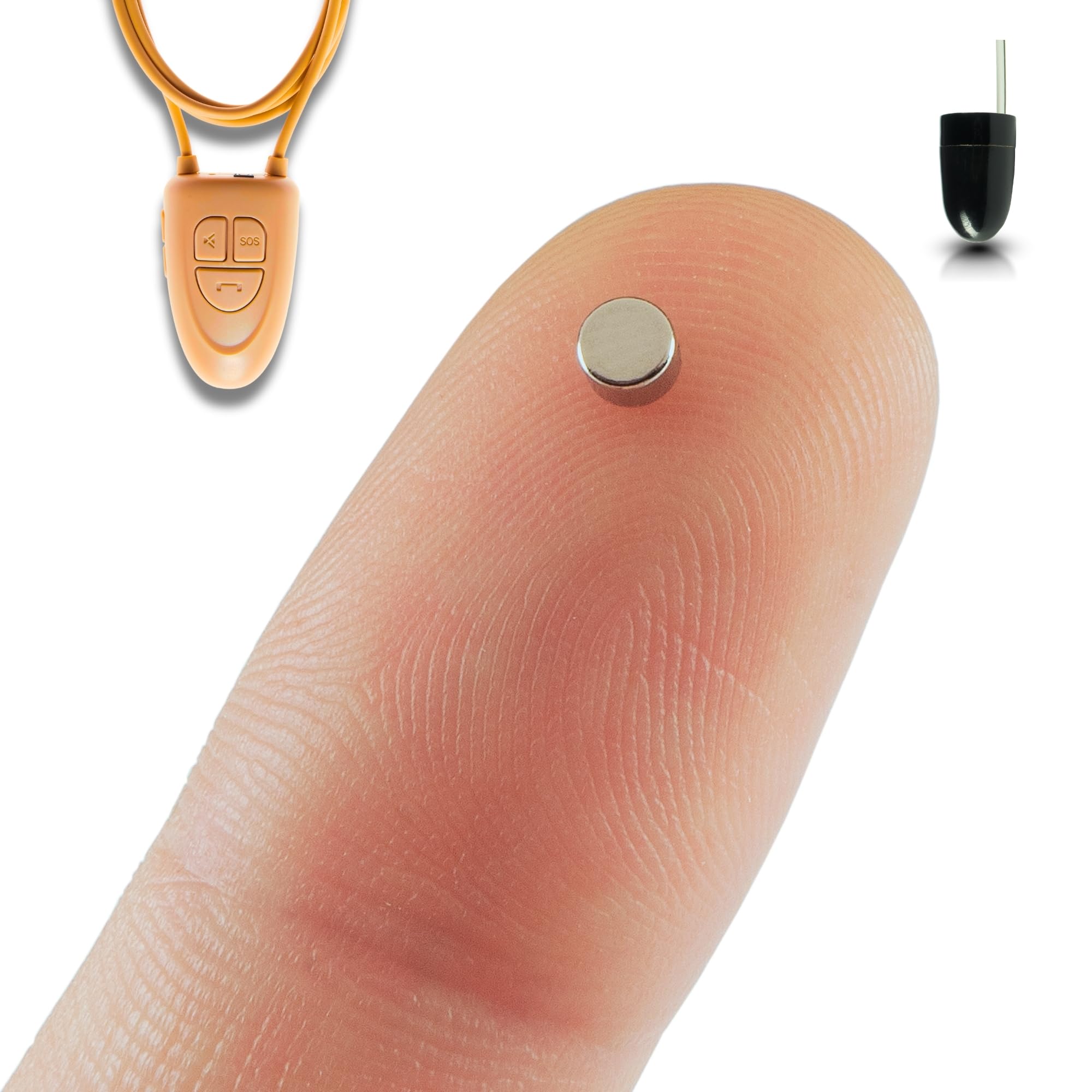 PingaOculto Spy Earpiece Bluetooth Wireless Earphones Invisible Hidden Mini Headset Exam Phone Microphone - Secret Earphone Micro Listening Device Cheating (Spy Earpiece Nano V4 + Vip Pro UltraMini)