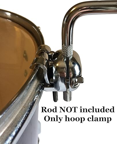 Miniatura 2 de Soporte de montaje para cencerro, abrazadera de aro Tom para cencerro, bloque de atasco, pandereta, platillo Splash