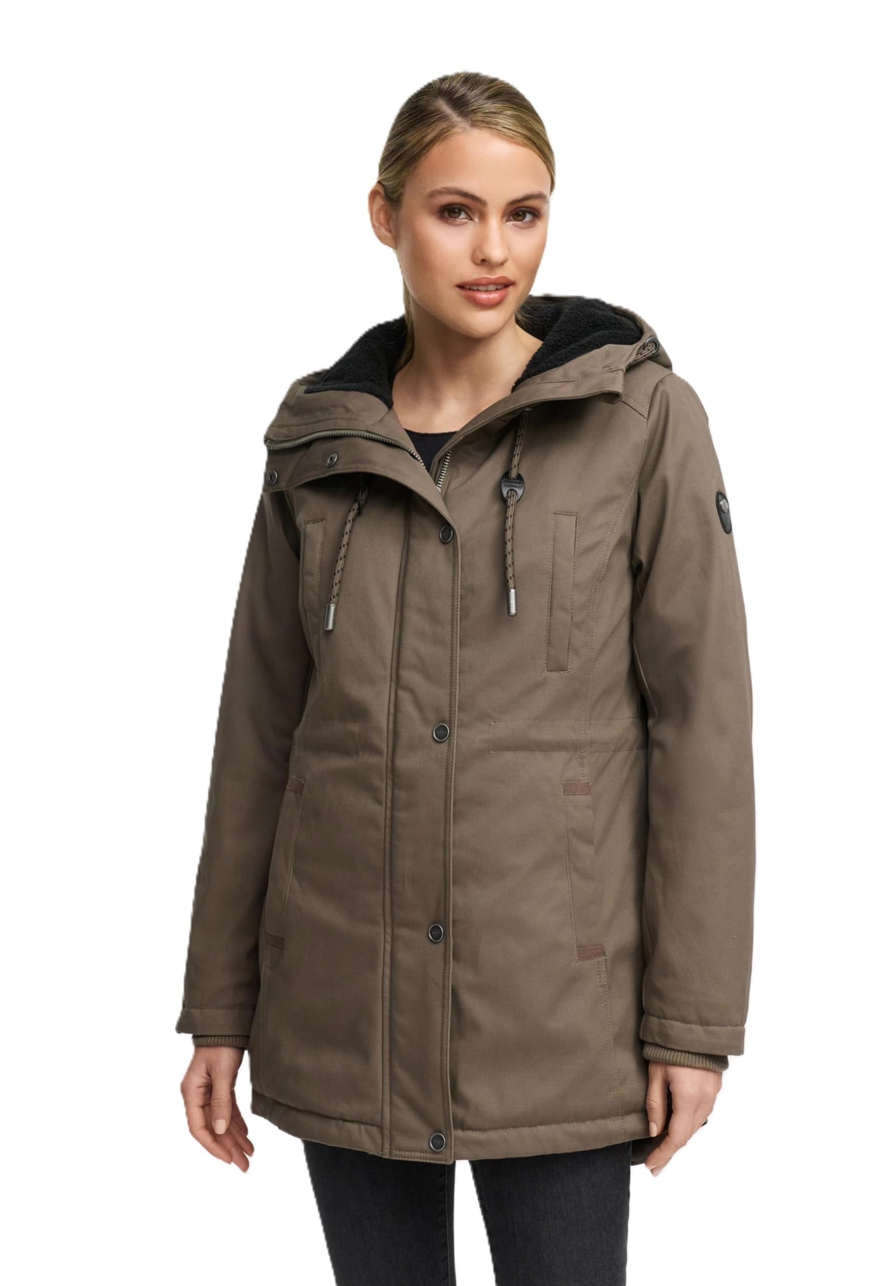 Navahoo Winterjacke Winterfunke Stone Brown