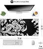 Klasse Pro - 6 Farklı Model Dikişli Kenar 70x30 cm Oyuncu Gaming Mouse Pad (Dragon Knot)