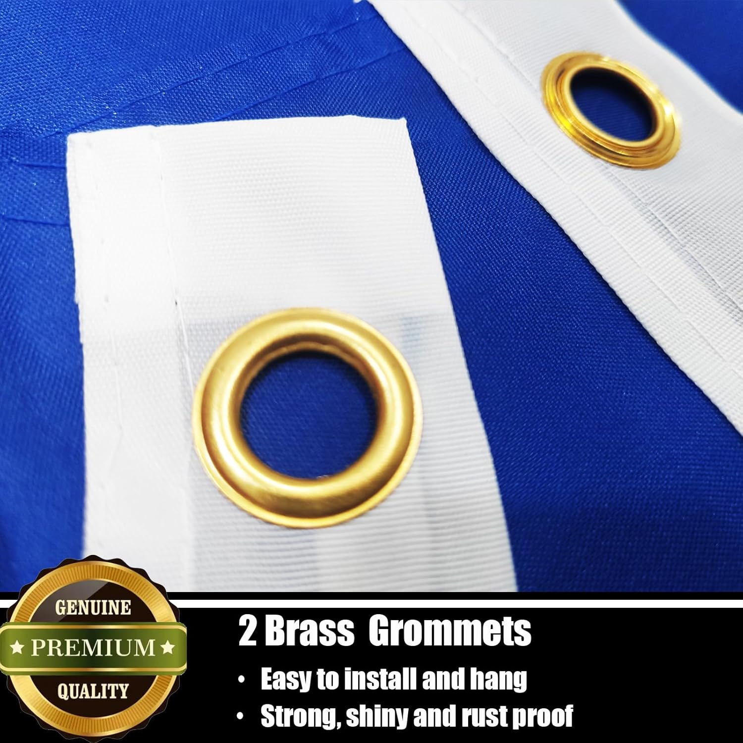 Nebraska Flag 3x5 FT Sturdy for Outside, Heavy Duty 3Ply Polyester Nebraska State Flags Outdoor, Double Sided Long Lasting NE State Flag Brass Grommets - Image 3