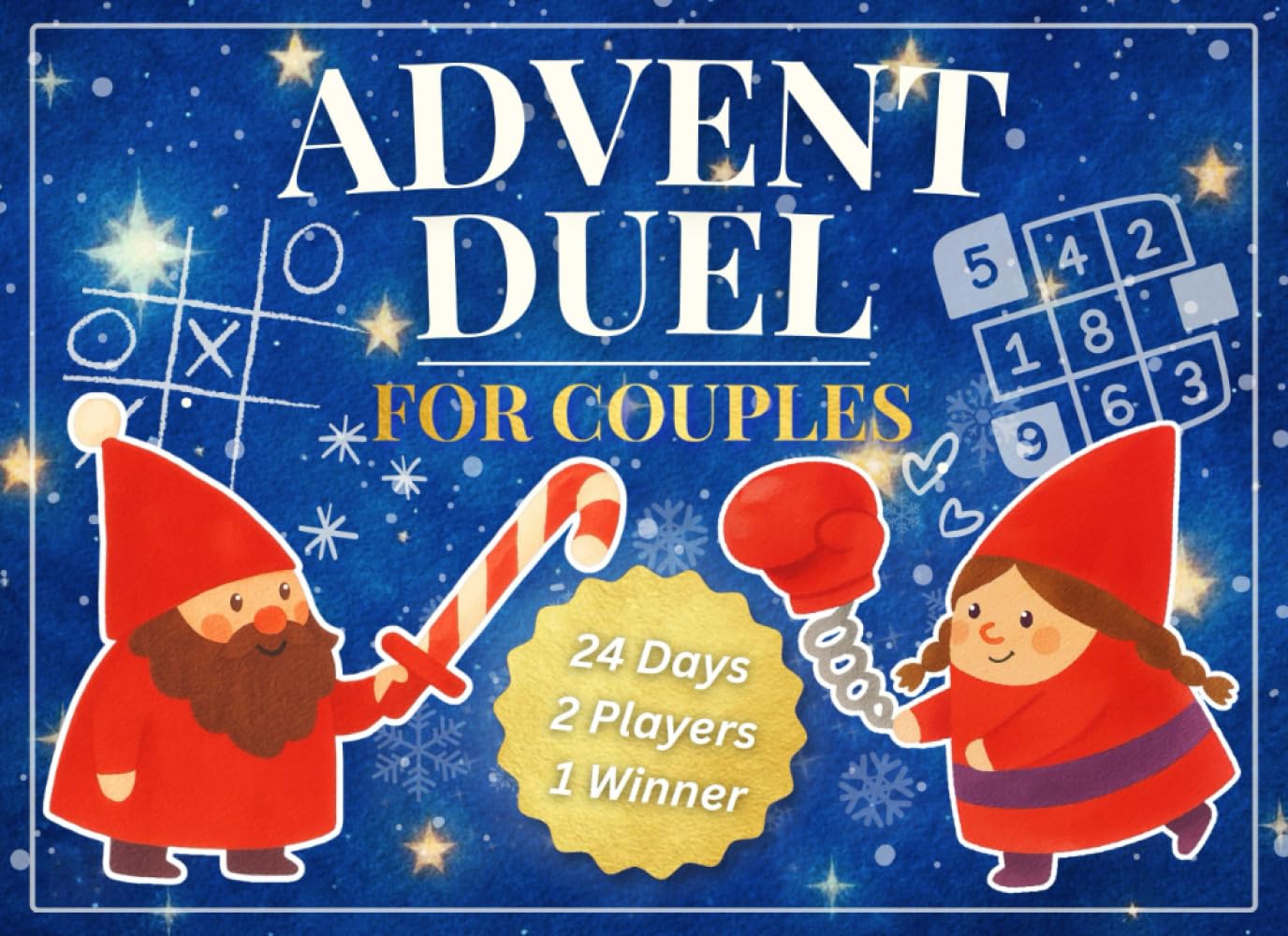 Advent Duel For Couples: A Cozy Advent Calendar for Two with Daily Games, Puzzles, and Fun Challenges to Count Down to Christmas