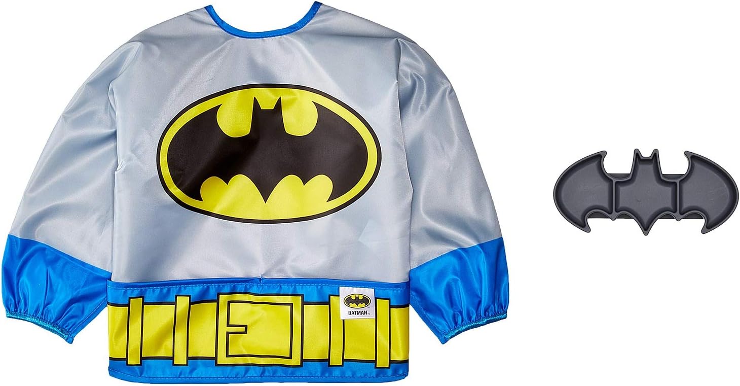 DC Comics Batman Silicone Grip Dish w/ Bib