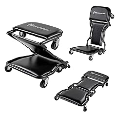 Powerbuilt Triplex Folding Creeper and Seat