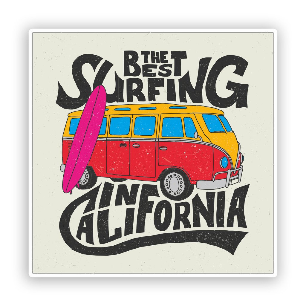 2 x 30cm/300mm California navigare navigare Adesivi vinilici bagagli di viaggio #7564